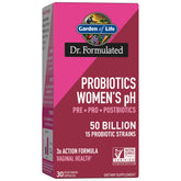 Garden of Life Dr Formulated Women's pH Probiotics – bouteille 50 milliards pour le soutien digestif