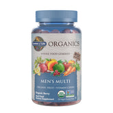 Bouteille Garden of Life Organics Hommes Multi Gummies au goût baies, complément quotidien pratique.