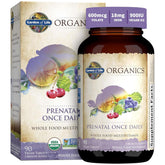 Garden of Life Prenatal – bouteille exposée, apport nutritionnel quotidien.