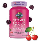 Garden of Life Vitamin Code Femmes gommes emballage pratique pour la routine quotidienne
