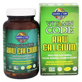 Garden of Life Vitamin Code RAW Calcium : bouteille soutenant la santé osseuse grâce à une formule végétale