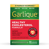 Garlique : bouteille de caplets sans odeur prête à l’usage quotidien.