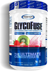 Glycofuse Gaspari: bouteille fraise kiwi pour énergie durable pendant l’entraînement.