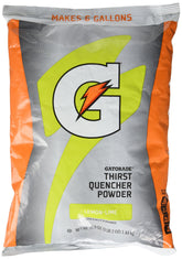 Gatorade citron-lime en poudre, idéal pour réhydrater pendant l'entraînement