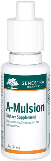 Genestra A-Mulsion: bouteille arôme citron, goût agréable pour une prise facile au quotidien.