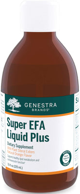 Genestra Super EFA Liquid Plus, bouteille, peut soutenir le métabolisme des lipides