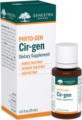 Cir-gen Genestra: bouteille-pompe pour un usage quotidien et potentiel soutien veineux.