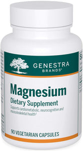Genestra Magnésium Aspartate – bouteille 90 gélules, pratique pour l’intégration quotidienne.