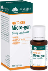 Genestra Micro-gen: bouteille 0,5 oz pratique pour le quotidien, support éventuel du bien-être.