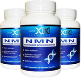 Genex Formulas NMN 250 mg – bouteille du pack 3 pour énergie et vitalité potentielles.