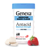 Genexa antiacide en boîte et étiquette, pratique pour les mains pressées.