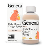 Genexa sirop miel biologique pour enfants, bouteille prête à l’emploi.