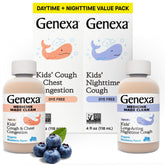Genexa Kids toux jour et congestion poitrine, soulagement potentiel pendant la journée.