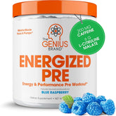 The Genius Brand Genius Energized en poudre, énergie soutenue pour l'entraînement.