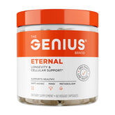 Genius Eternal dans sa bouteille, pilules pour clarté mentale et énergie.