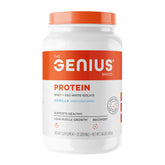 Genius Protein Vanille emballage, présentation claire et pratique.