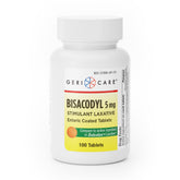 GeriCare Bisacodyl emballage 100 comprimés, réserve pratique pour les besoins occasionnels