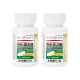 GeriCare caplets relief avant : emballage clair pour un usage rapide lors de douleurs.