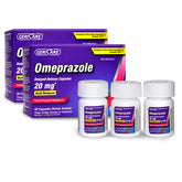 GeriCare omeprazole libération retardée, bouteille prête à une prise journalière.