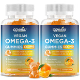Gommes GGMMUU Omega3 au goût orange, soutien possible à la vue
