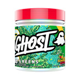 GHOST Greens Poudre saveur pomme Old School, potentiel soutien énergie