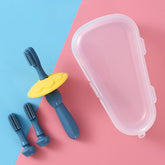 GIAVGIAV brosse-dents bébé anti-avaler avec protection champignon