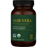Global Healing Center Aloe Vera Bio-Active: bouteille de supplément à haute concentration pour le soutien digestif.