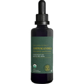Global Healing Center Ashwagandha gouttes - bouteille: soutien possible au calme et à la concentration.