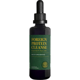 Global Healing Center Foreign Protein Cleanse – flacon et etiquettes, soutien potentiel immunitaire.