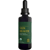 Global Healing Center Vein Health Drops - bouteille translucide montrant la couleur naturelle pour soutenir la circulation