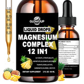 GLOVVUUP Magnésium 12 en 1, bouteille pratique pour votre routine.