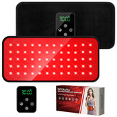GMOWNW ceinture therapie lumiere rouge sans-fil sur torse, liberte de mouvement.