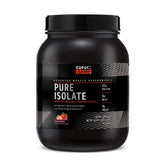 GNC AMP Pure Isolate Protéine Fraise, bouteille prête pour une collation post-entraînement.