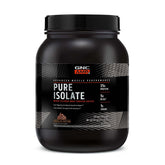 Protéine GNC AMP Pure Isolate au glaçage chocolat, 28 portions, digestion rapide.
