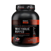 GNC AMP Wheybolic Ripped fraises-creme bouteille: dégustation pratique et utilisation rapide.