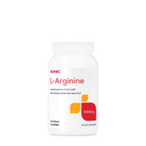 GNC L Arginine 1000 mg — emballage, soutien potentiel du tonus vasculaire.