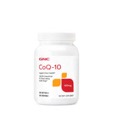 GNC CoQ10 100 mg softgel, bouteille prête au repérage et a la prise quotidienne.