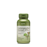 Bouteille GNC Herbal Plus Ashwagandha 470 mg pour le bien-être général.
