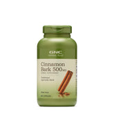 GNC Herbal Plus écorce de cannelle en bouteille, soutien bien-être naturel
