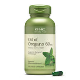 GNC Herbal Plus huile d'origan en bouteille, bien-être général potentiel