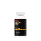 GNC Mega Men Multivitamin, emballage visible, énergie potentielle pour la journée