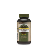 GNC Super Digestive Enzymes : étiquette sur la boîte, soutien potentiel à la digestion des protéines.