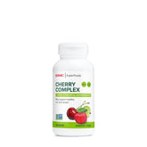 GNC SuperFoods Cherry Complex, bouteille de capsules véganes pour énergie naturelle.