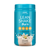 GNC Total Lean Lean Shake Burn Vanilla Creme : bouteille montrant sa formule protéinée.