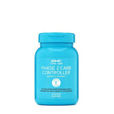 GNC Total Lean Phase 2, bouteille de capsules, soutien potentiel au contrôle des glucides après les repas.