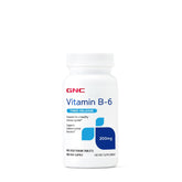GNC Vitamine B6 200 mg dans une bouteille à libération lente pour absorption continue