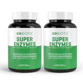 GoBiotix Digestive Enzymes – bouteille vue de face, digestion plus fluide