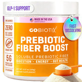 GOBIOTIX Fibre et prébiotiques, poudre facile à diluer dans l'eau pour digestion équilibrée.
