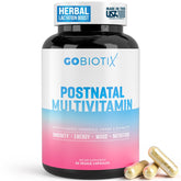 GOBIOTIX postnatales vitamines en boîte, soutien nutritionnel pour maman allaitante.
