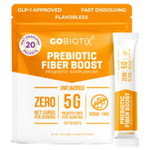 GoBiotix Poudre fibre prébiotique pour soutien digestif quotidien, sans gluten.